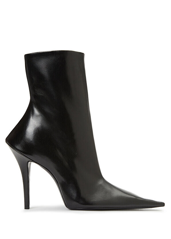 

Черные женские кожаные ботинки witch Balenciaga, Черный