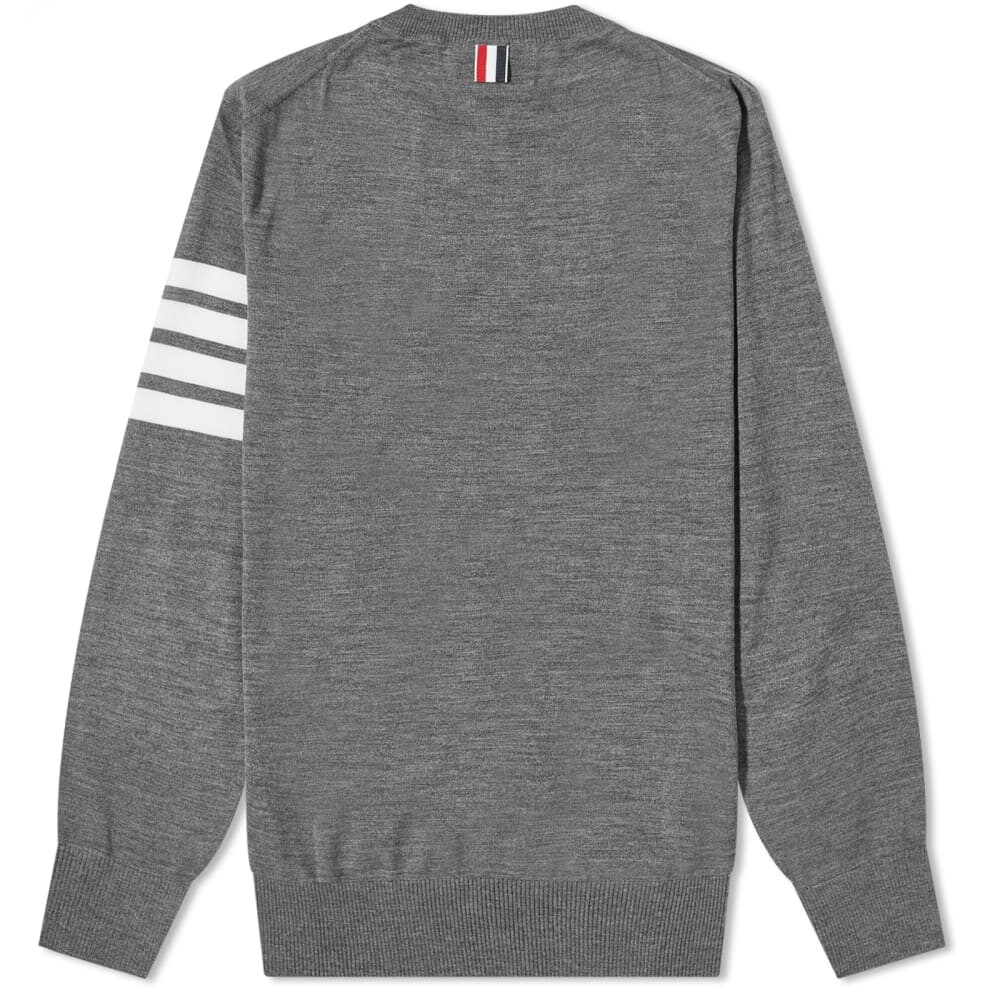 

Классический трикотаж с круглым вырезом Thom Browne из шерсти мериноса