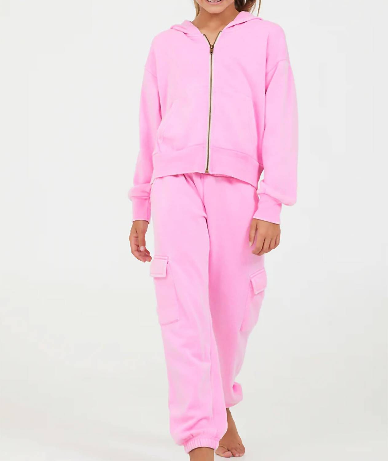 

Розовые спортивные брюки-карго Girls Burnout Vintage Havana, розовый