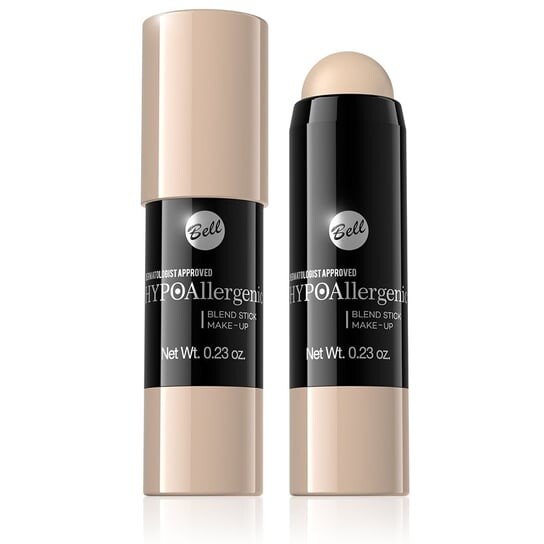 

Гипоаллергенный тональный крем-стик, 02 Rose Natural, 6,5 г Bell, HypoAllergenic Blend Stick Make-Up