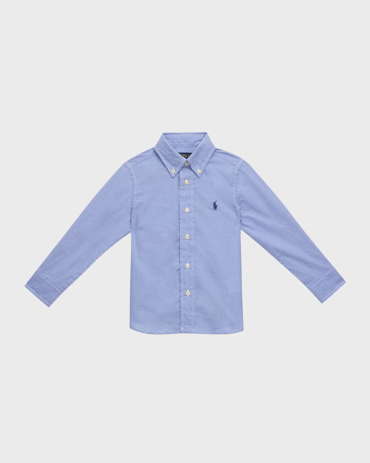 

Рубашка на пуговицах из сукна для мальчика, размер 2–7 Ralph Lauren Childrenswear, цвет Blue Multi