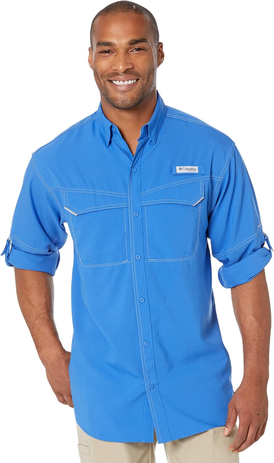

Рубашка с длинным рукавом Low Drag Offshore Columbia, цвет Vivid Blue