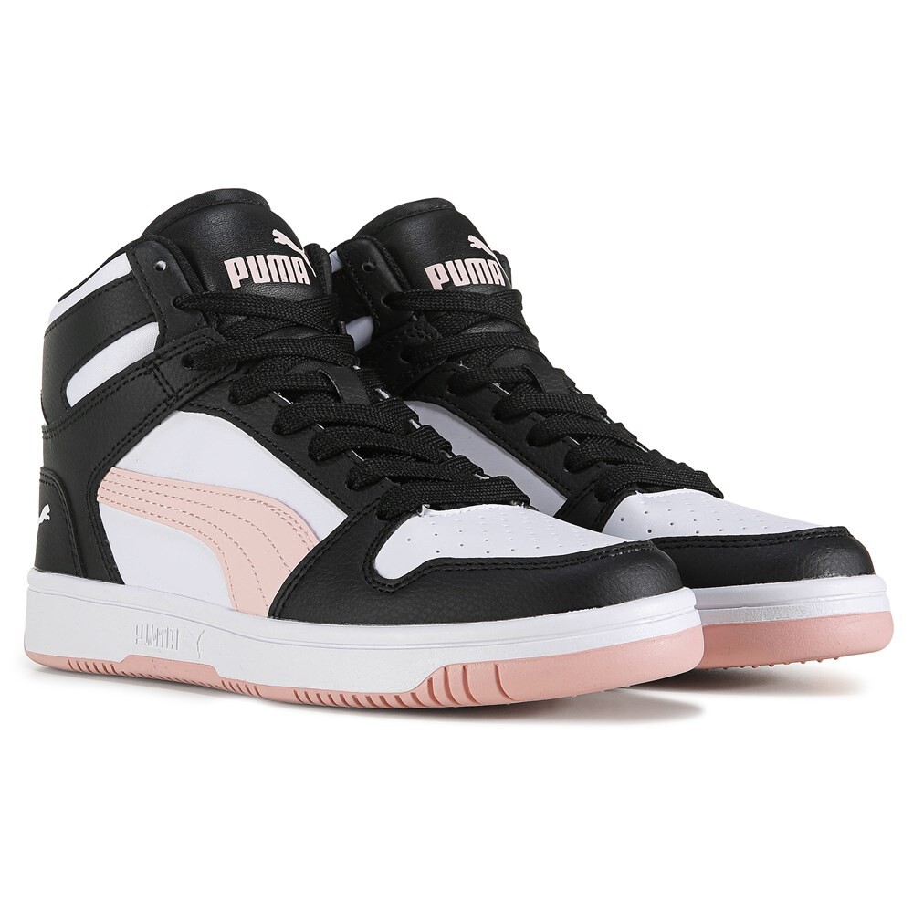 

Детские высокие кеды Rebound Layup Big Kid Puma, белый