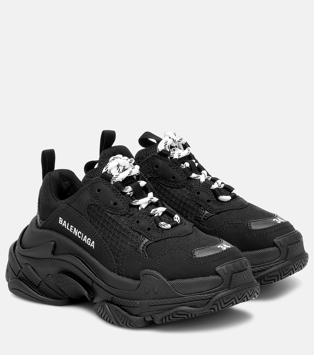 

Кроссовки Triple S Balenciaga, черный