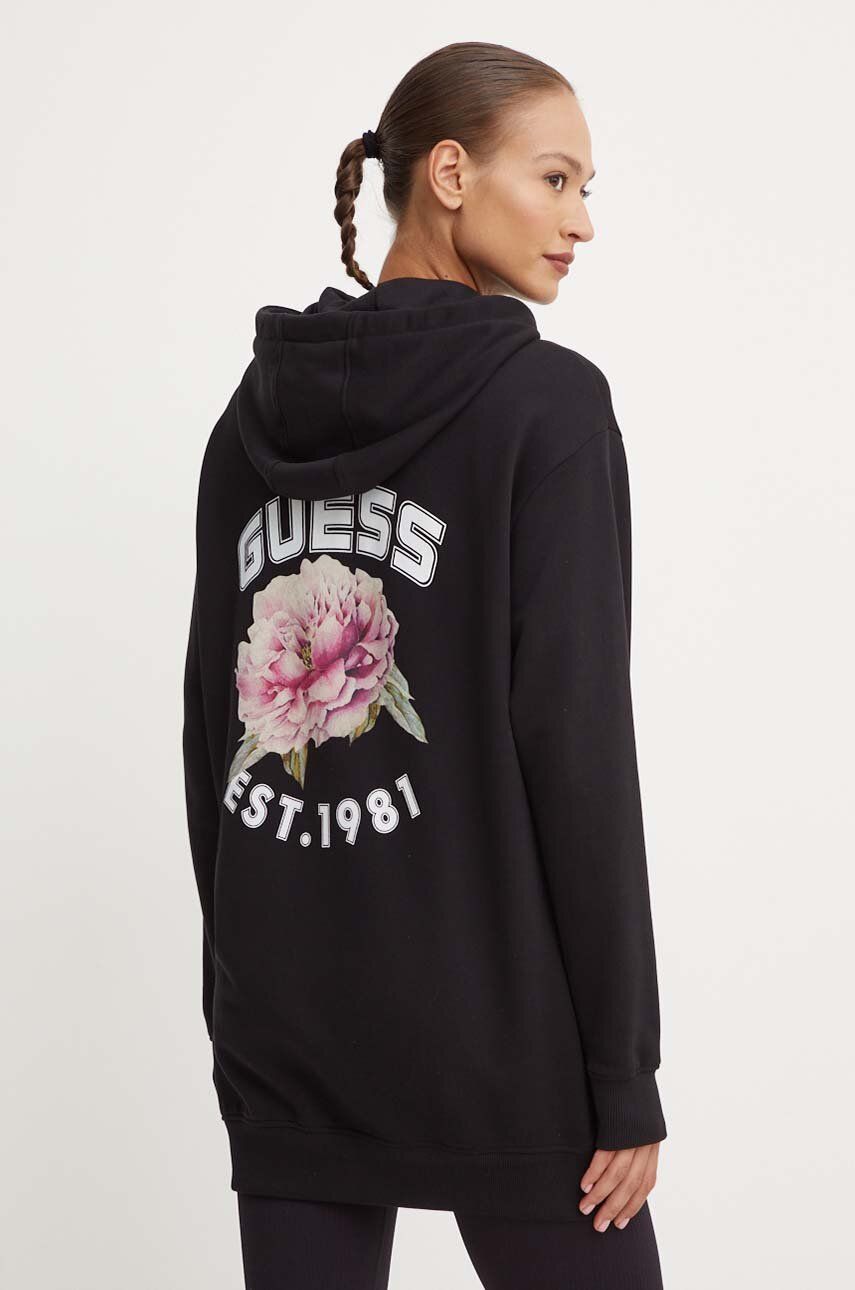 

Платье Guess PEONY из хлопка, черный