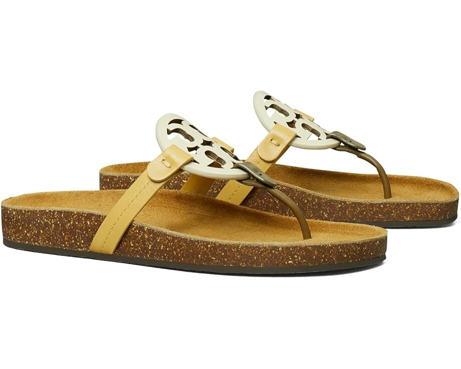 

Сандалии Tory Burch Miller Cloud, цвет New Cream/Toasted Sesame/Sand Buff