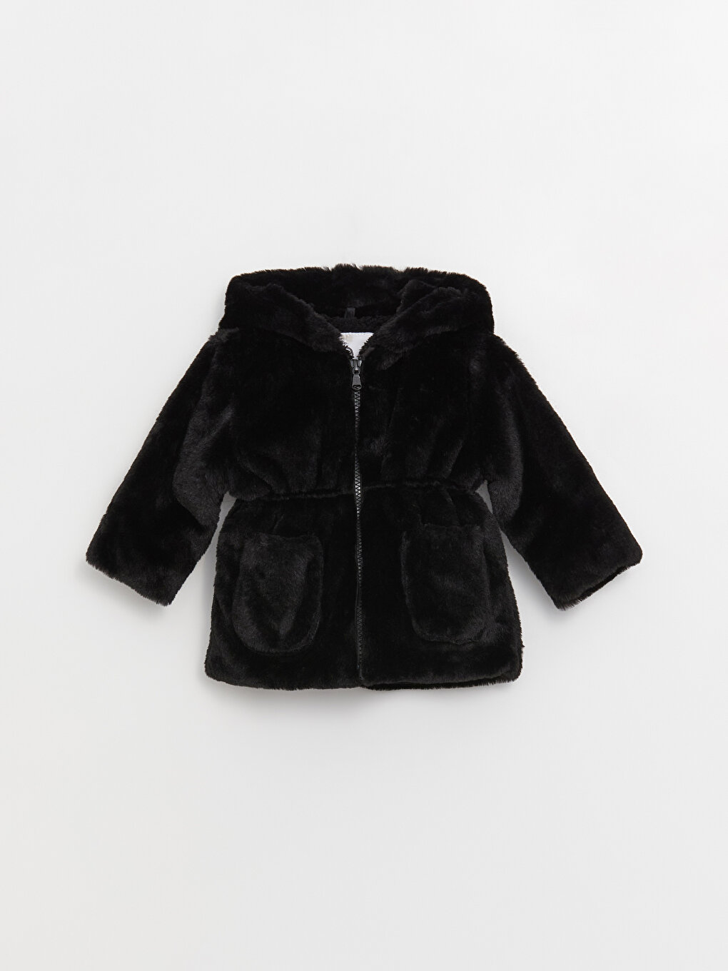 цена Плюшевое пальто с капюшоном для маленьких девочек KANZ