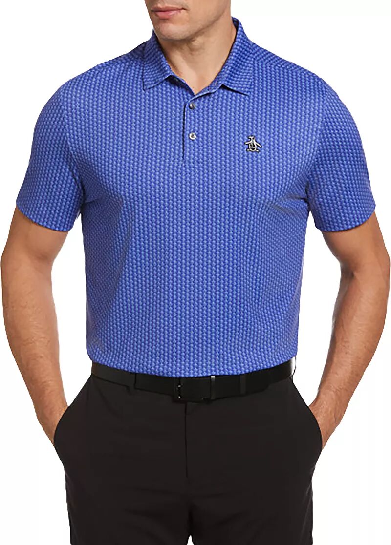 Мужская рубашка-поло для гольфа с короткими рукавами и принтом Пита Original Penguin