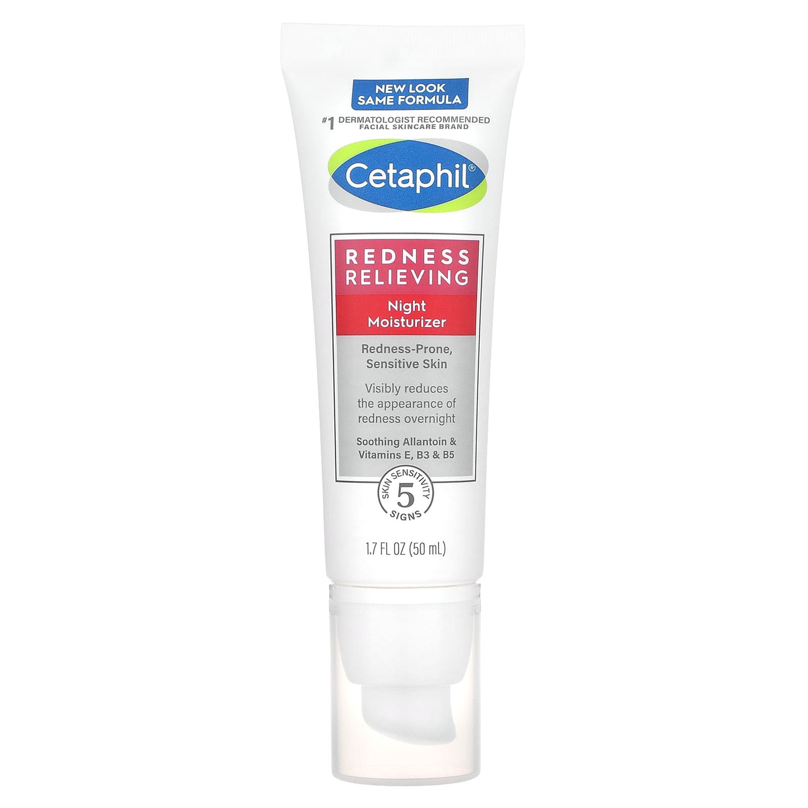 

Ночное увлажняющее средство, снятие покраснения, 50 г (1,7 унции), Cetaphil