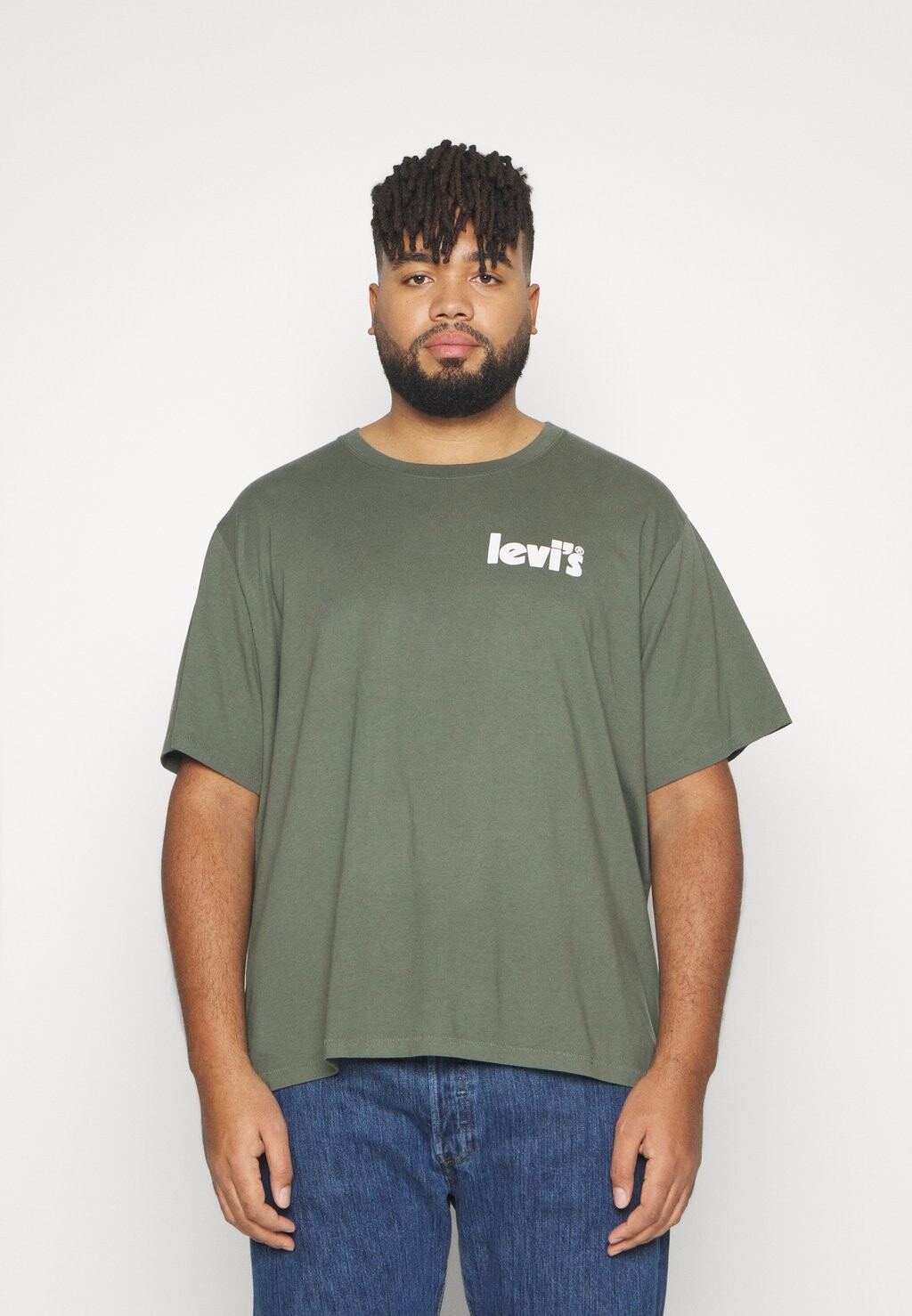 

Футболка с принтом Levi's, оливковый