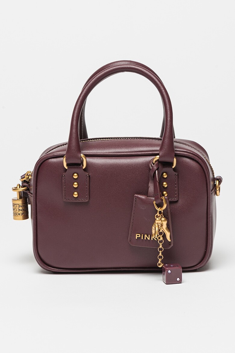 

Кожаная сумка Pinko, фиолетовый