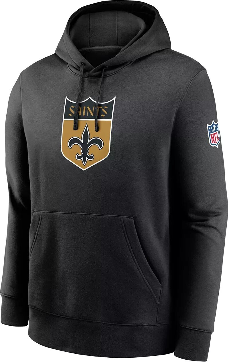 

Мужская толстовка Nike New Orleans Saints 2023 Sideline Alternate Black