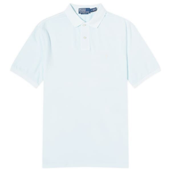 

Рубашка поло из минерального крашения Polo Ralph Lauren, синий