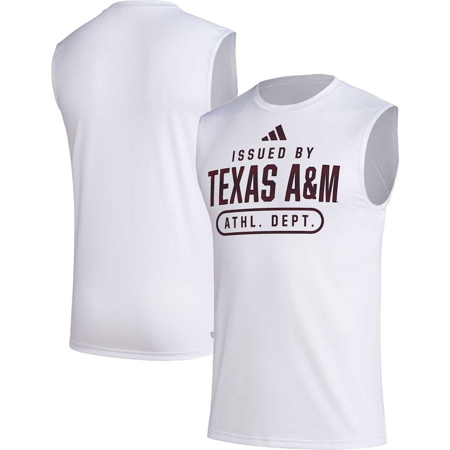 

Майка adidas Texas A And M Aggies, белый