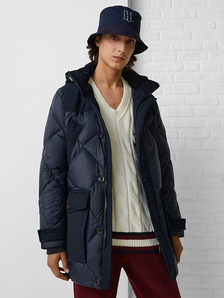 

Алмазная стеганая пуховая парка Rockie Parka Tommy Hilfiger
