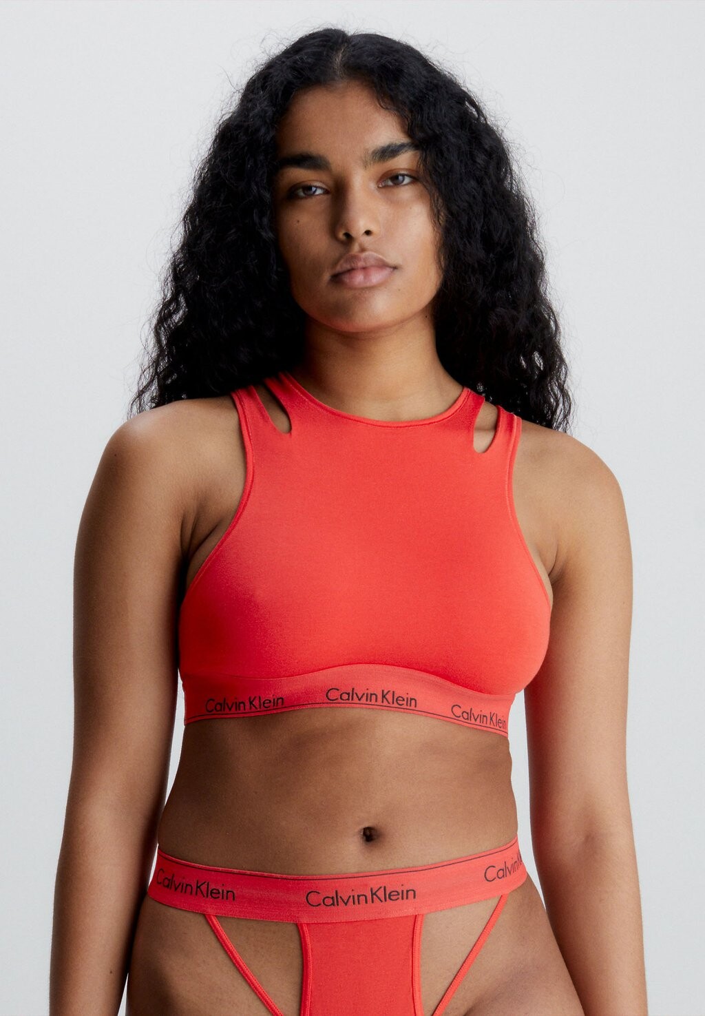 

Верх бикини UNLINED BRALETTE Calvin Klein Underwear, коралл