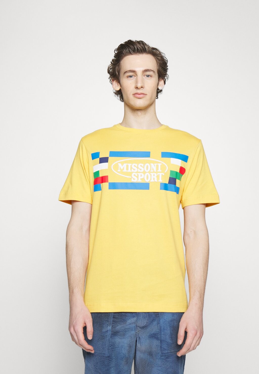 

Футболка с принтом Missoni Sport, желтый