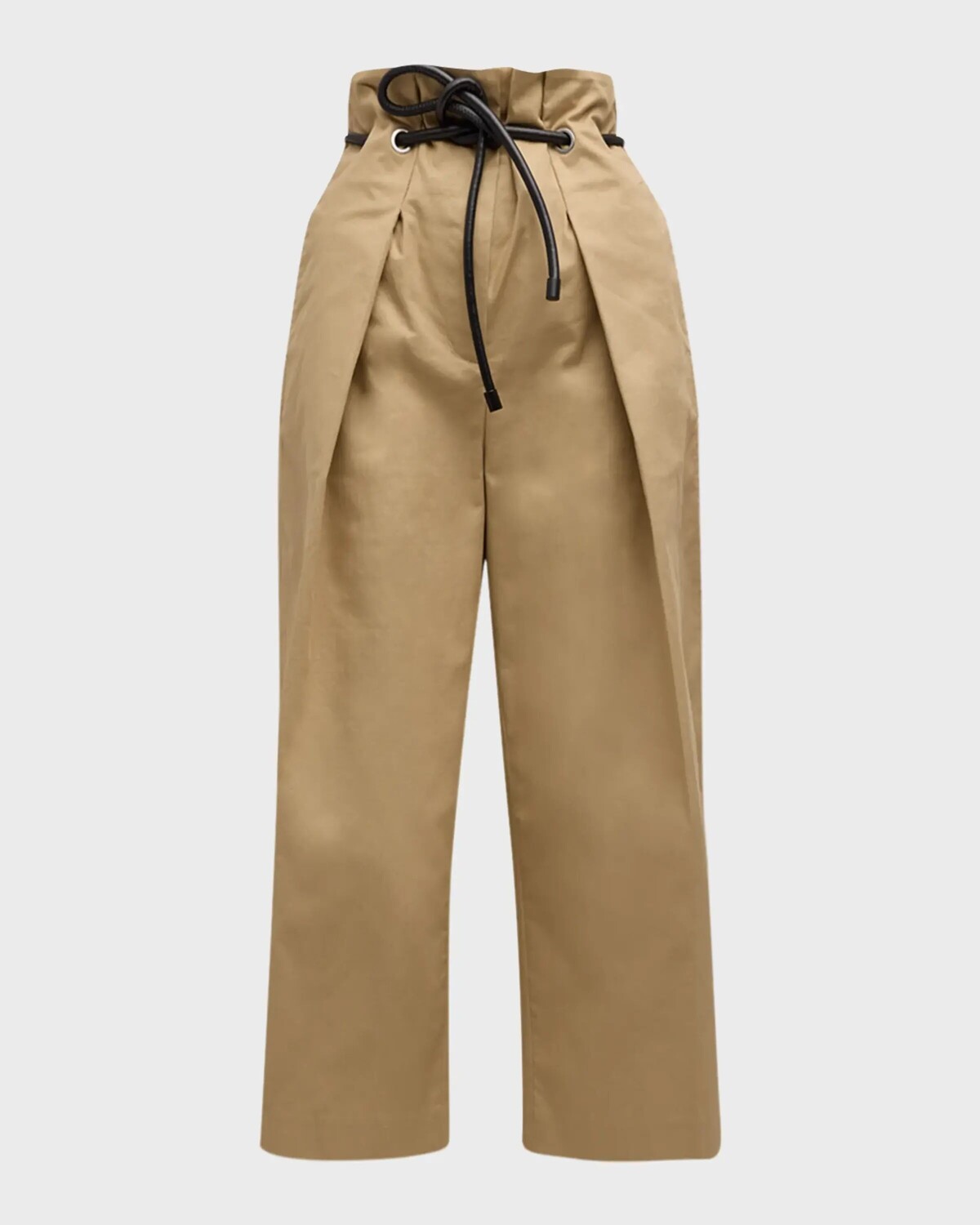 

Укороченные брюки из бумажного пакета оригами 3.1 Phillip Lim, хаки