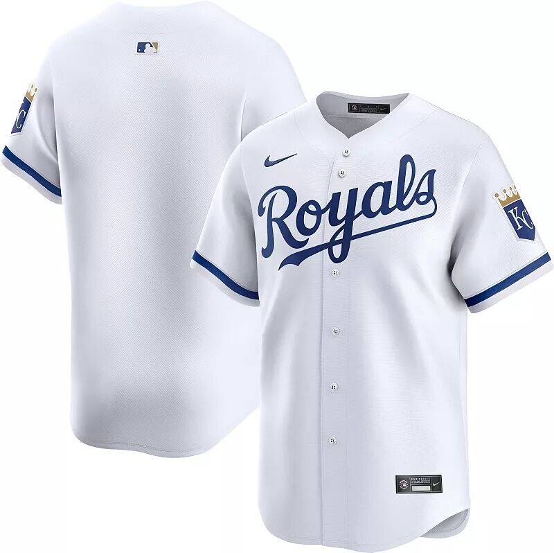

Мужское джерси Nike Kansas City Royals White Blank Limited Vapor