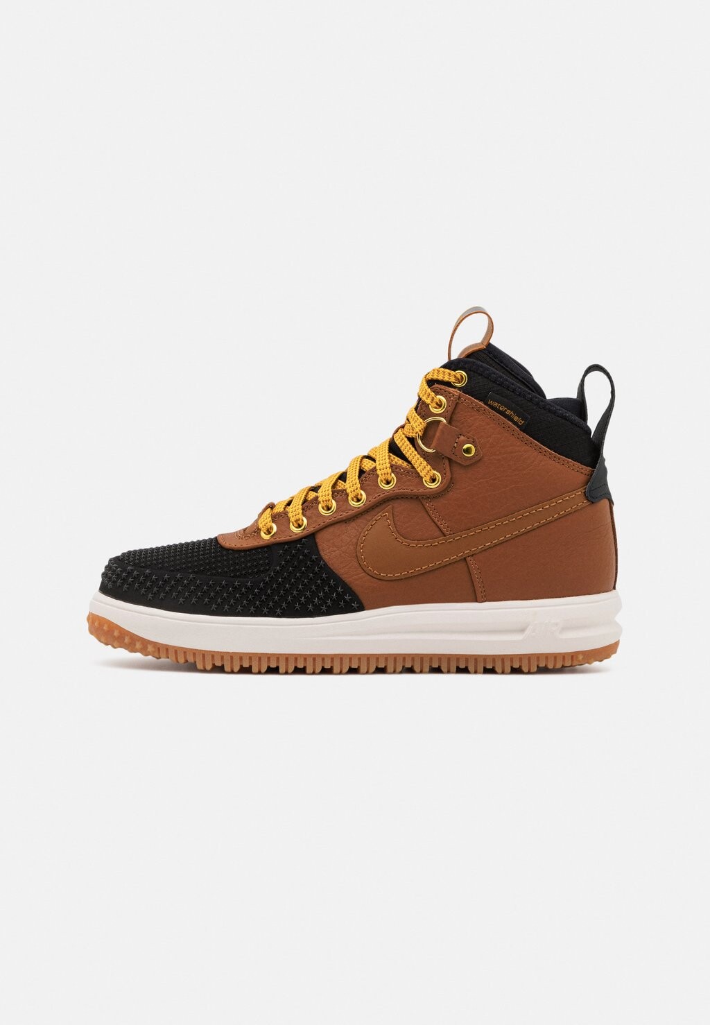 

Высокие кеды LUNAR FORCE 1 DUCKBOOT Nike, эль-коричневый/черный/золотистый/средне-коричневый