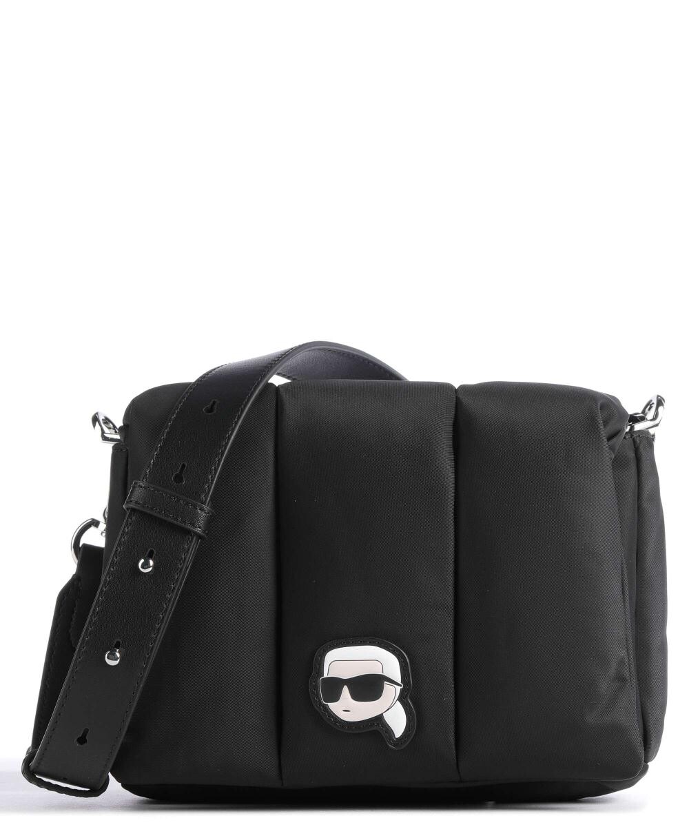 

Сумка через плечо Ikonik 2.0 из переработанного нейлона Karl Lagerfeld, черный