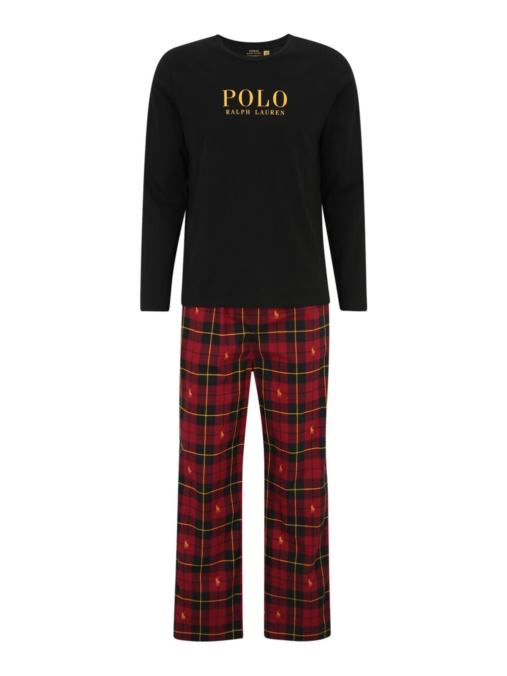 

Длинная пижама Polo Ralph Lauren, черный