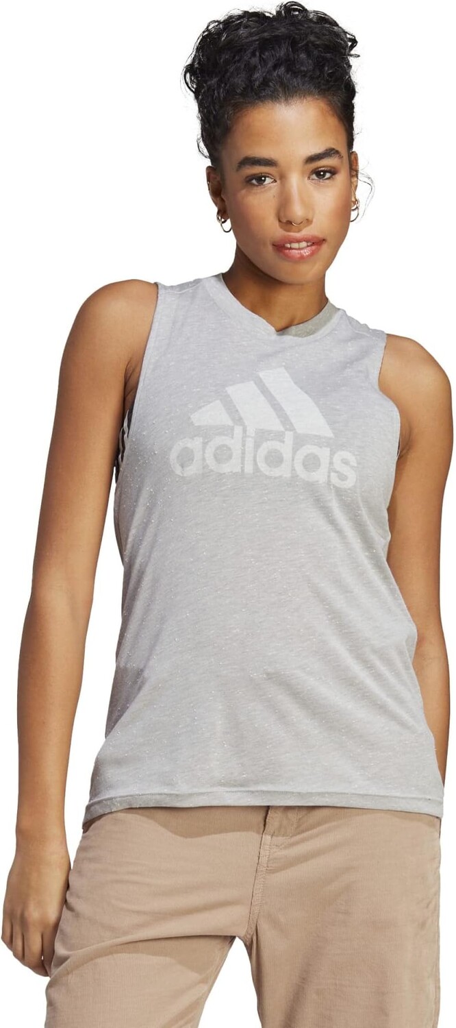 

Майка Future Icons Winners 3.0 adidas, цвет Medium Grey Heather/White