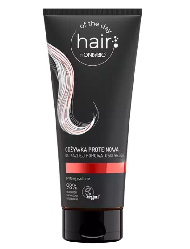 

Onlybio, Hair Of The Day, протеиновый кондиционер для любой пористости волос, 200 мл