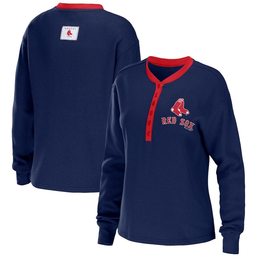 

Футболка с длинным рукавом WEAR by Erin Andrews Boston Red Sox, нави