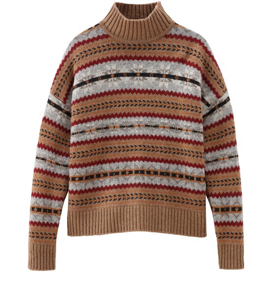 

Свитер с высоким воротником Fair Isle Woolrich