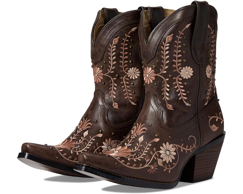 Ботинки Durango Crush 8 Western Bootie Rose Wildflower, коричневый цена и фото