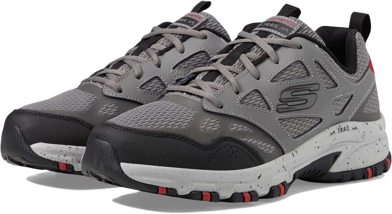 

Кроссовки Hillcrest SKECHERS, цвет Charcoal/Red