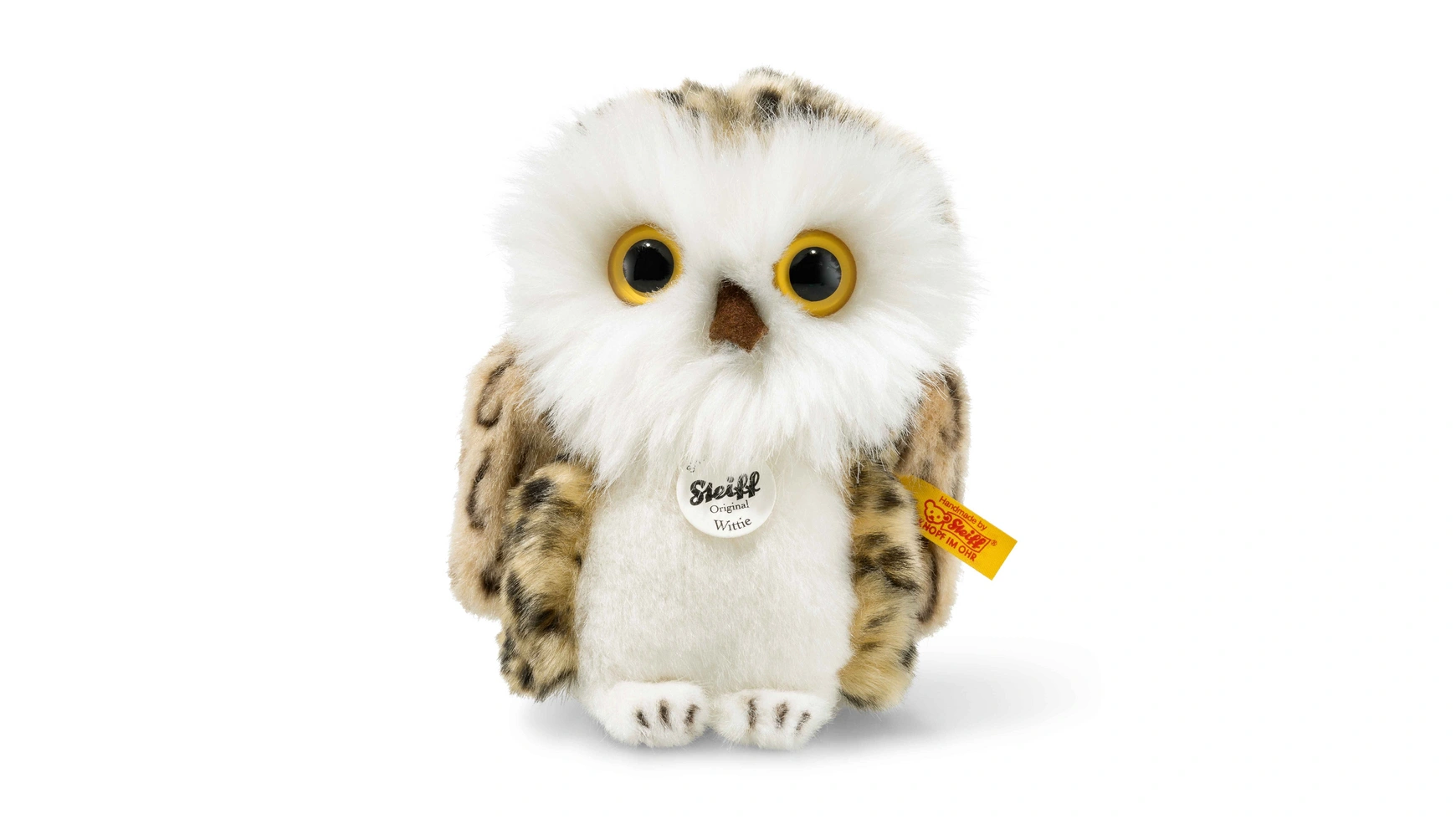 Steiff Wittie Owl, серо-пятнистый, 12см