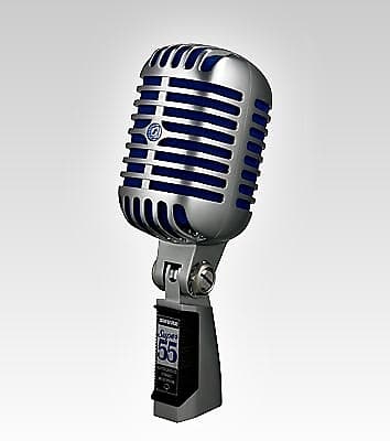 Динамический вокальный микрофон Shure Super 55 Deluxe Supercardioid Dynamic Microphone вокальный микрофон динамический shure super 55 deluxe