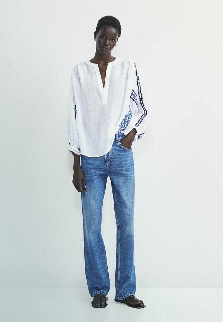 

Блуза Massimo Dutti, белый