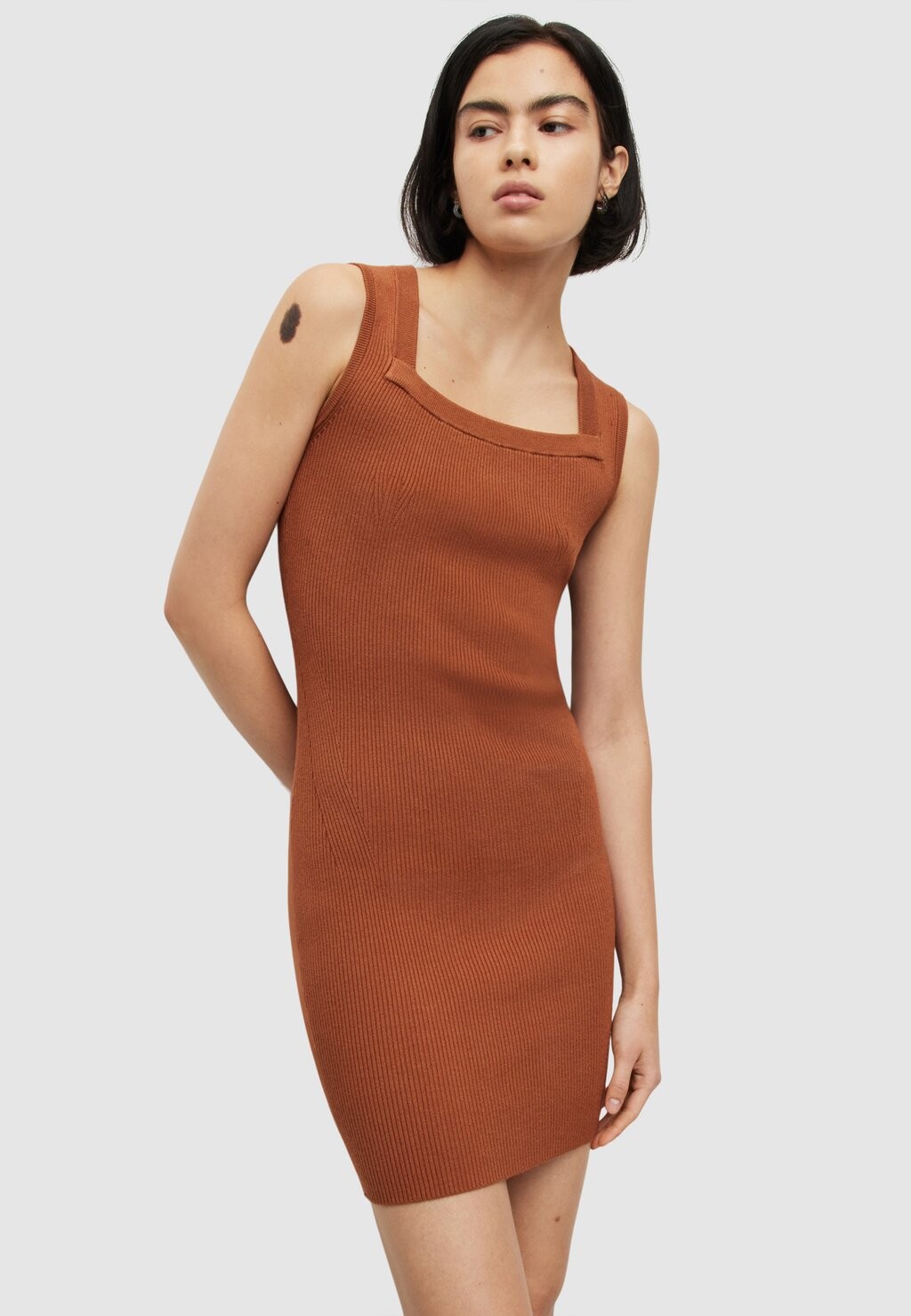 

Платье-футляр AllSaints BARDI MINI, оранжевый
