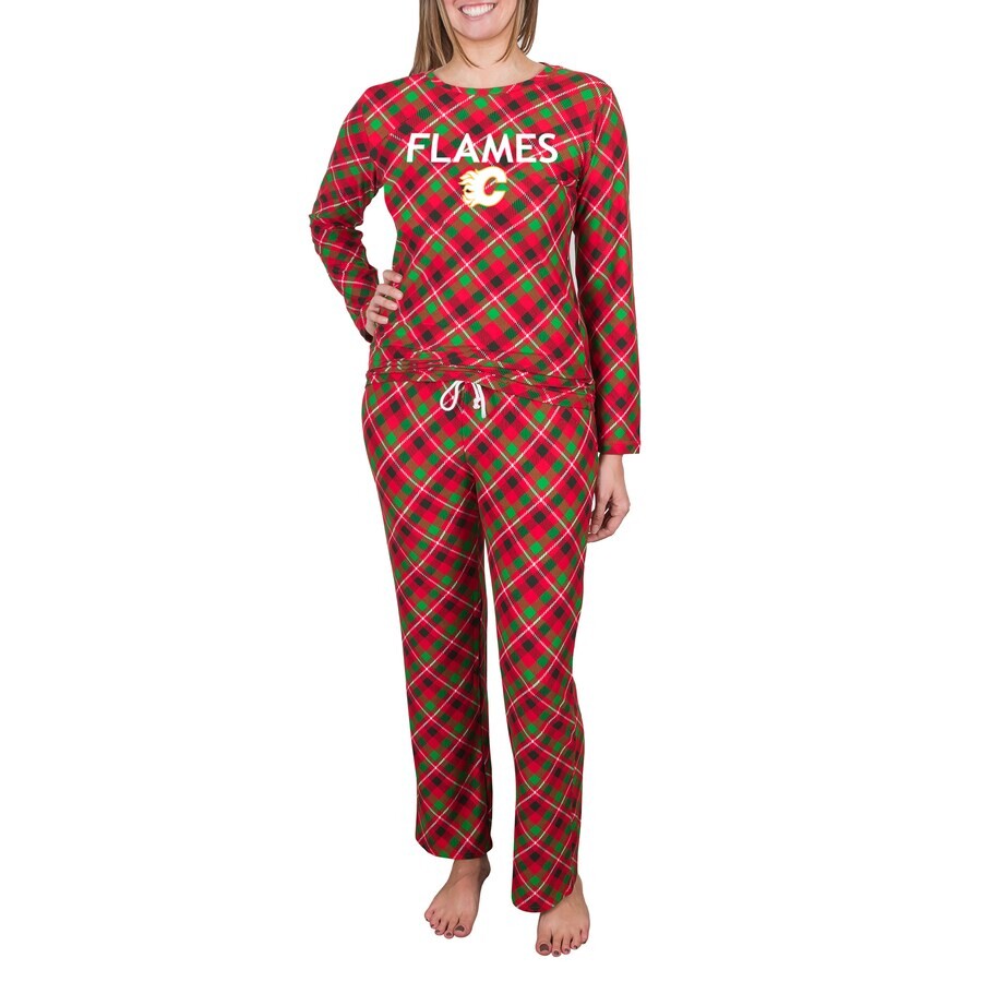 

Пижамный комплект Concepts Sport Calgary Flames, красный