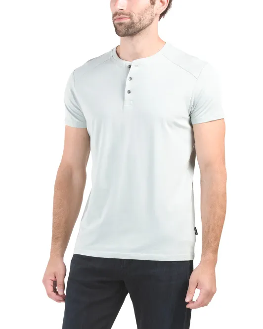 

Хенли Рубашка Kenneth Cole, цвет Seagrass