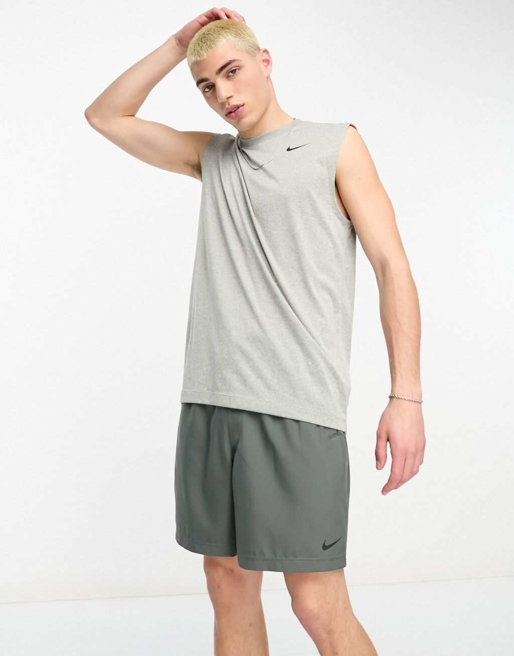 

Серые шорты Nike Training Form Dri-Fit размером 7 дюймов