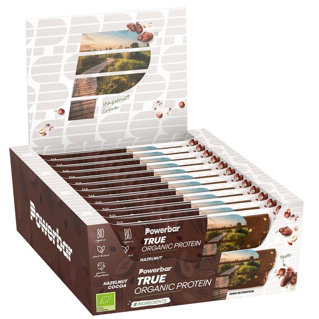 

PowerBar TRUE ORGANIC PROTEIN Батончик 16x45 г с лесным орехом и какао