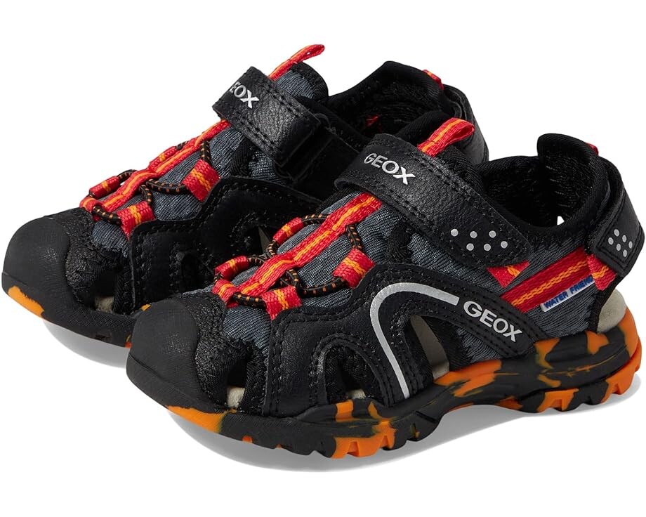 

Сандалии Geox Borealis 21, черный/красный