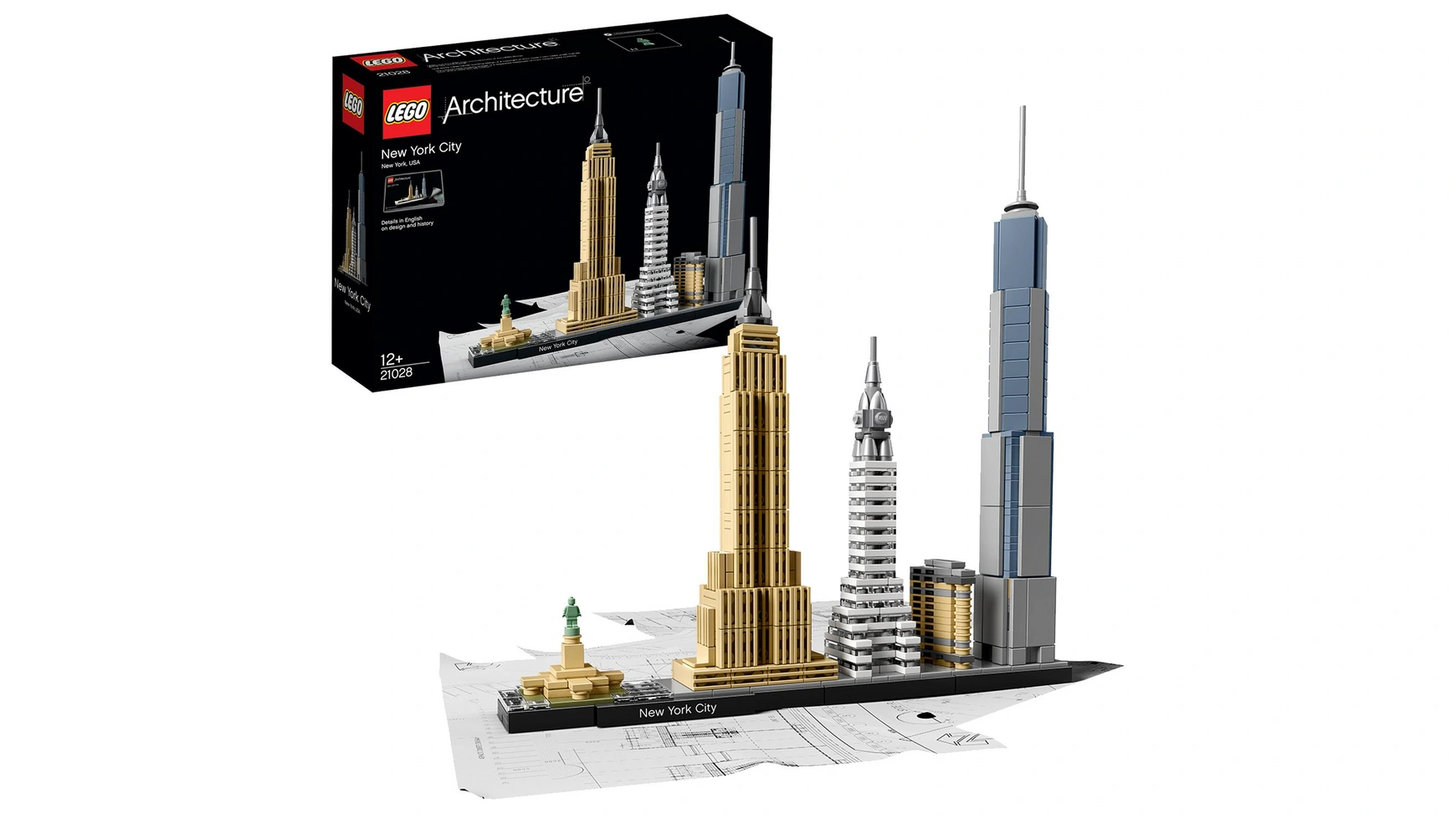 конструктор lego architecture 21028 нью йорк Lego Architecture Нью-Йорк