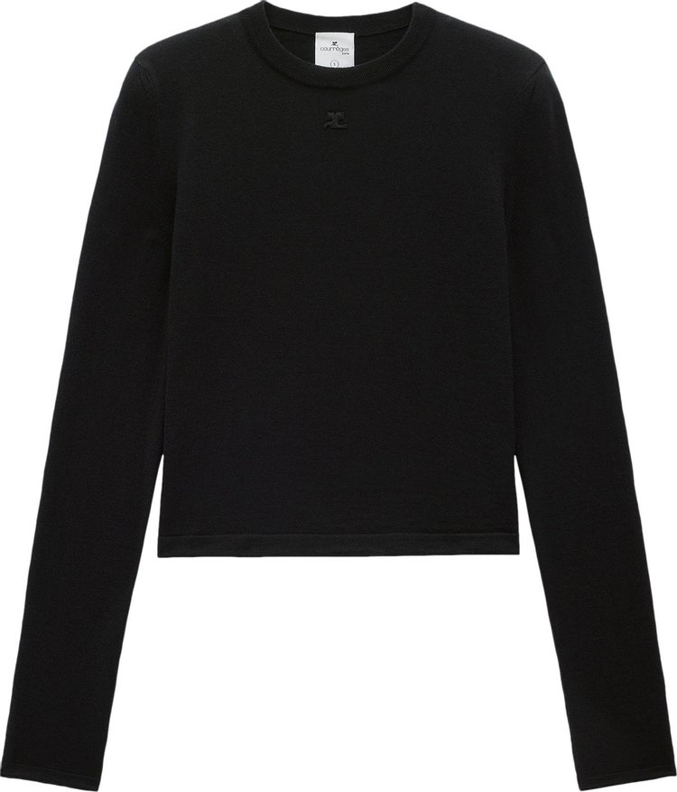 

Свитер Courrèges Light Wool 'Black', черный