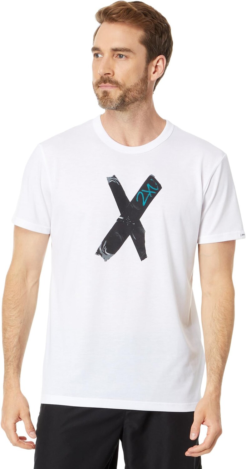 

Футболка Contender 2XU, цвет White/Jade