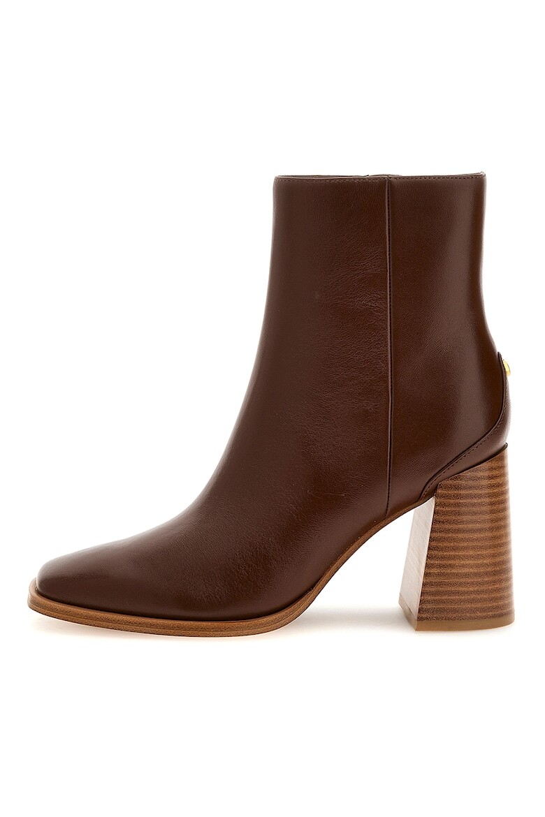 

Кожаные сапоги на высоком каблуке Guess, коричневый