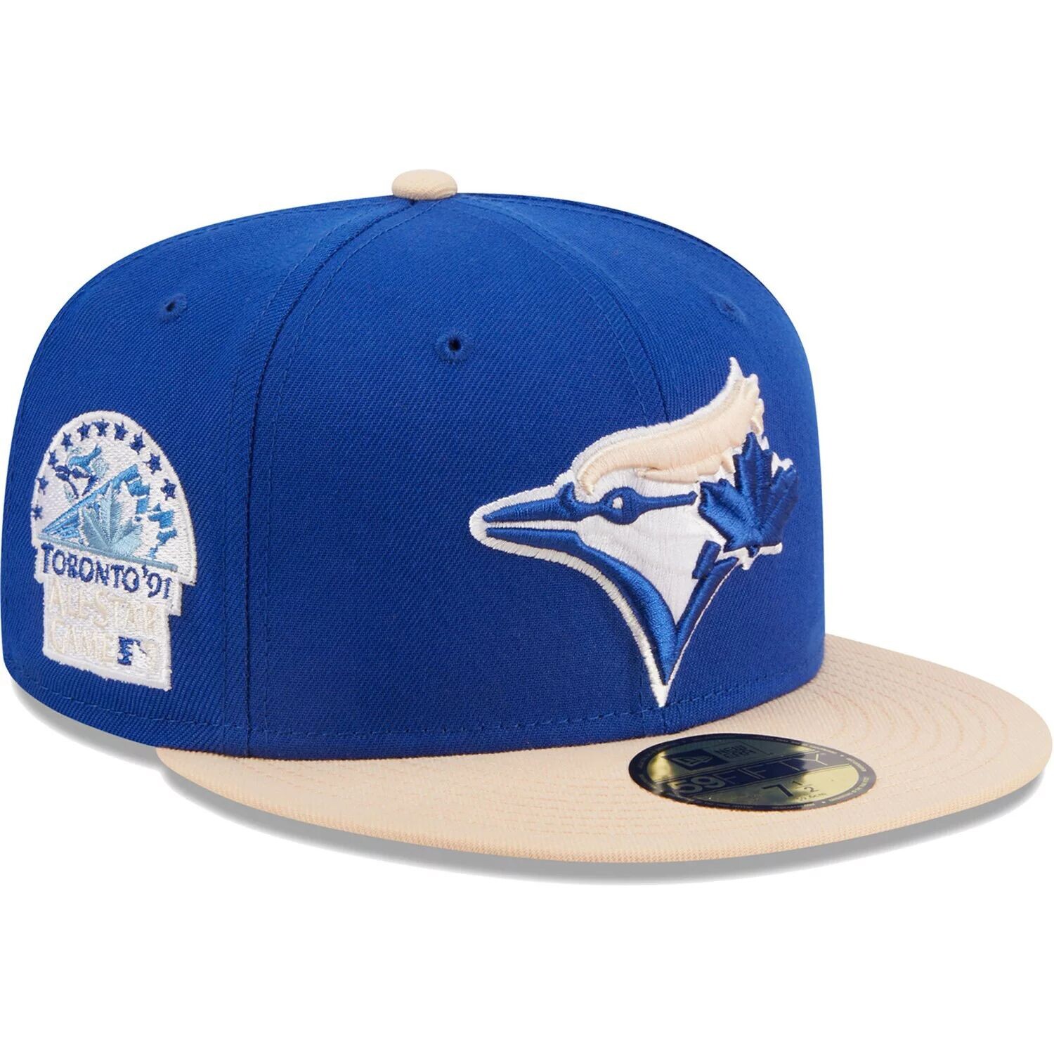 

Мужская приталенная шляпа New Era Royal Toronto Blue Jays 59FIFTY