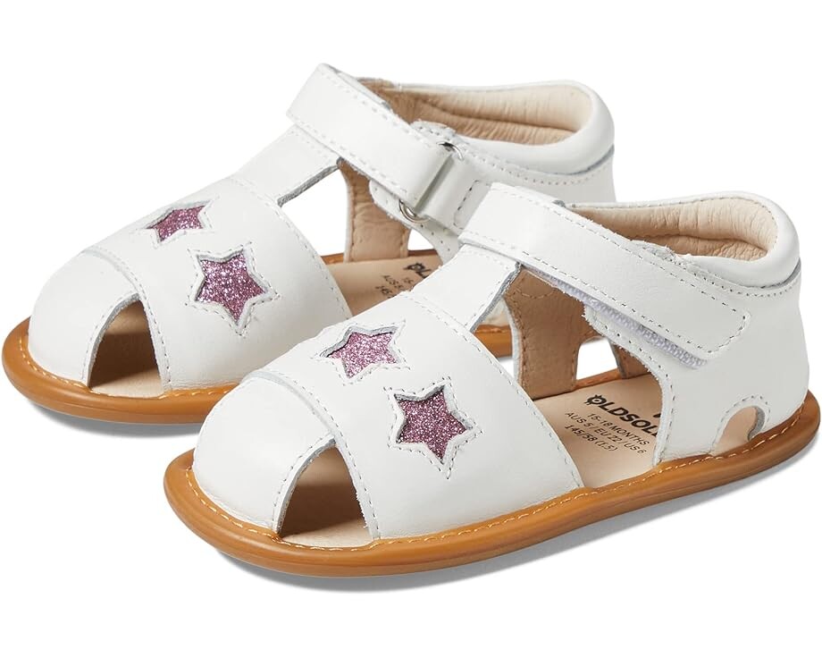

Сандалии Old Soles Star Tot, цвет Snow/Glam Pink