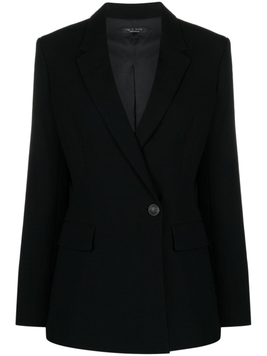 

rag & bone креповый блейзер Tessa, черный