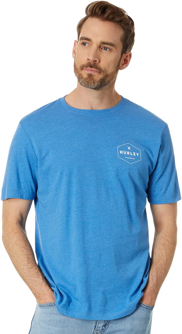 футболка hurley fastlane usa цвет sea view Футболка с короткими рукавами и цветочным принтом Hurley, цвет Sea View
