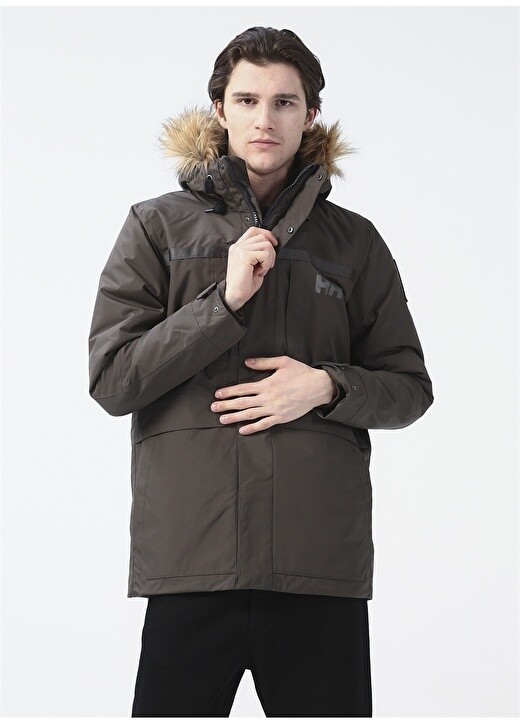 

Зеленое мужское пальто Helly Hansen, Зеленый